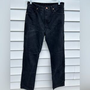 💚Vintage 90s Men's Black Denim Pants